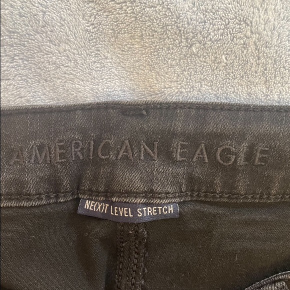 American Eagle NE(X)T LEVEL STRETCH Ripped Distressed High Waisted Jegging - Picture 5 of 5